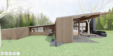 A Virtual Look Into Richard Neutra's Unbuilt Case Study House #6, The Omega House