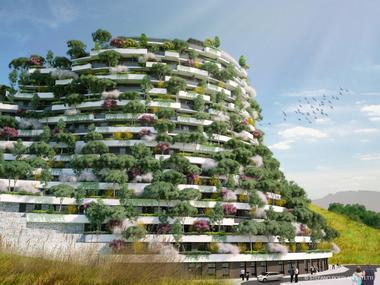 Stefano Boeri 'reconstruye' una colina al diseñar un hotel en China