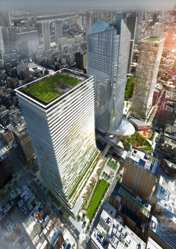 Ingenhoven Architects Reveal Plans for Green Towers in Tokyo