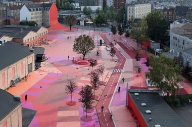 Superkilen - projetado por BIG + Topotek1 + Superflex é Homenageado por AIA