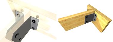Galería de 15 herrajes metálicos para conectar estructuras de madera laminada Arauco  - 12