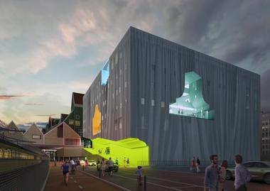 Soar Through MVRDV's Competition-Winning Zaanstad Cultural Center Design
