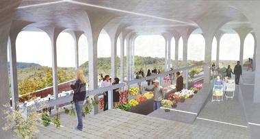 Gallery of Lightweight Concrete Structure Wins Competition for New Gramalote Market Plaza  - 5