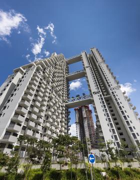 Gallery of Sky Habitat Singapore / Safdie Architects  - 9