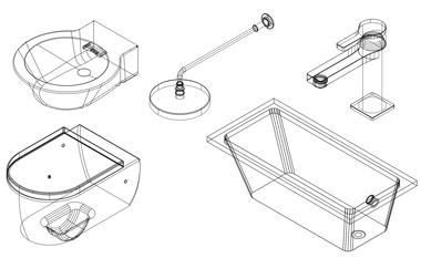 Descarga archivos CAD para tu proyecto: Artefactos para Baños