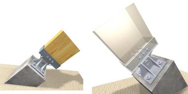 Gallery of 15 Metal Fittings for Connecting Laminated Wooden Structures   - 10