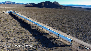 Full-Sized Hyperloop One Test Track Nears Completion