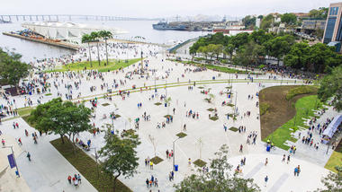 Urbanización de la Orla Prefeito Luiz Paulo Conde / Boulevard Olímpico / B+ABR Backheuser e Riera Arquitetura