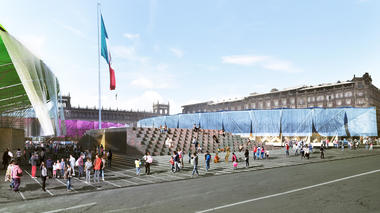 Revelan detalles del proyecto ganador 'Pabellón de la Feria de las Culturas Amigas 2017' en Ciudad de México