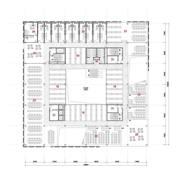 Library floor plan by clivemajor2008 | ArchDaily