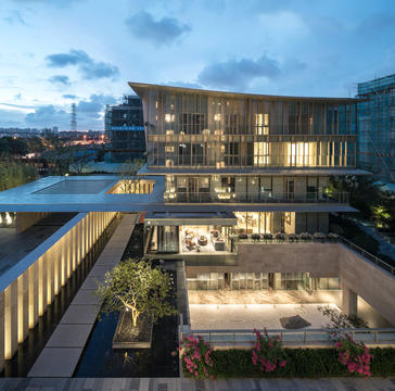 上海浦东前滩后院社区中心更新 / 日清设计