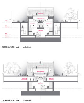 Gallery of 'The Lantern' Metro Station and Public Arena / ShaGa Studio + MaDG  - 4