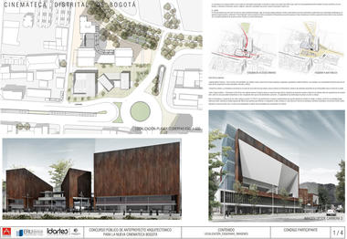 Galería de Segundo Lugar en Concurso público del diseño de nueva cinemateca distrital de Bogotá / Colombia  - 11