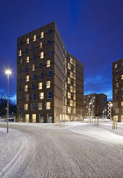 Torres de madera Moholt / MDH Arkitekter