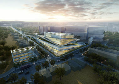 TheeAe Unveils a Triangular Proposal for Australia’s Ryde Civic Center 