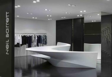 Neil Barrett 'Shop in Shop' / Zaha Hadid Architects