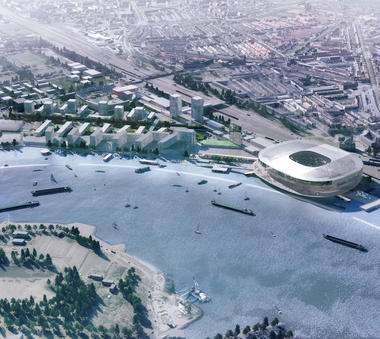 OMA's Feyenoord City Masterplan and Stadium Given Green Light by the City of Rotterdam