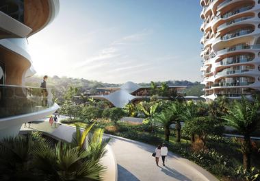 扎哈事务所公布 Mayan Riviera 生态住宅综合体方案