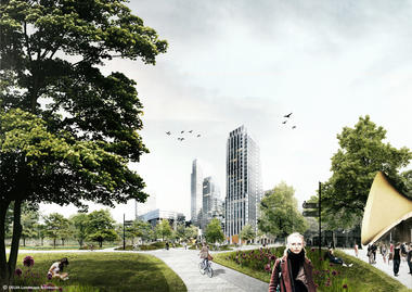 DELVA Landscape Architects to Revive The Hague’s Historic Centre With Interconnected Urban Greens 