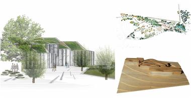 Gallery of EMBT Wins Competition for Undulating Biodiversity Center on German-Czech Border  - 1