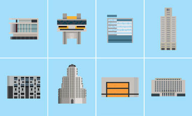 8 Clássicos da arquitetura argentina ilustrados por Hernán Berdichevsky