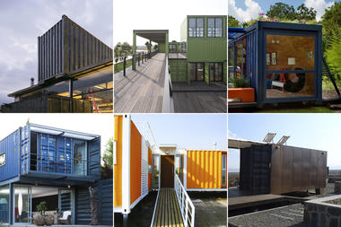 10 Ejemplos en planta de arquitectura con containers