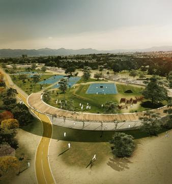 mayorga+fontana + Plano Arquitectos, segundo lugar en concurso de ideas del Parque Juan Amarillo