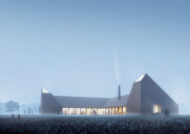 Reiulf Ramstad Arkitekter Wins Competition for Kiln-Inspired Food Education Center in Denmark