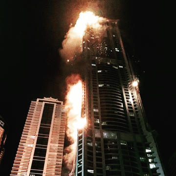 Dubai’s Torch Tower Catches Fire for Second Time in Two Years