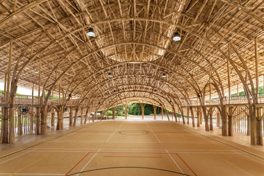 Gallery of Bamboo Sports Hall for Panyaden International School / Chiangmai Life Construction  - 1