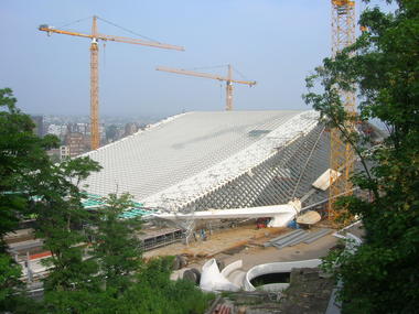 Estación de trenes en Liege, Bélgica. Santiago Calatrava.