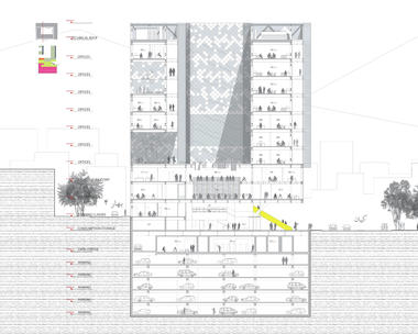 Gallery of Tehran Stock Exchange Competition, 3rd / Nasrine Seraji + ASAA + Mehdi Bakhshizadeh + Tadbir Omran lranian  - 16