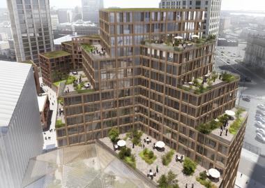 Gallery of Schmidt Hammer Lassen Architects Unveil Landmark Mixed-Use Development for Downtown Detroit  - 3