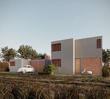 En Guanajuato, México: Prototipo para INFONAVIT, por SURarquitectura