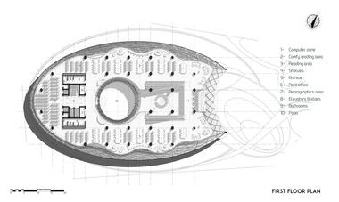 Gallery of Competition Entry Imagines Dynamic Library Design for London's Hyde Park  - 10
