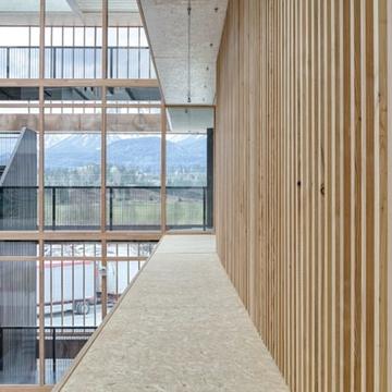 EGGER Headquarters in St. Johann in Tirol from EGGER