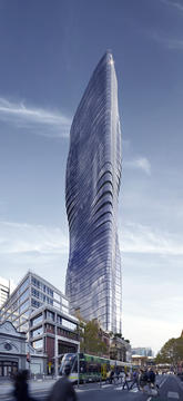 Beyonce's Curves Inspire Elenberg Fraser's Design for Melbourne Tower  