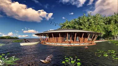 Projeto pretende criar centro de aprendizagem flutuante na Amazônia