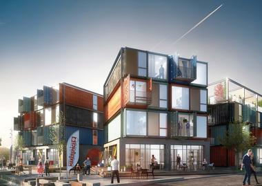 Arkitema Architects Designs 30 Shipping Container Apartments in Roskilde, Denmark