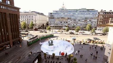 Gallery of Plastique Fantastique Wrap Inflatable Intervention around Historic Sculpture for Helsinki Design Week  - 1