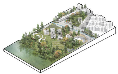 Galería de DARP, mención honrosa en concurso de ideas del Parque Juan Amarillo en Bogotá  - 5