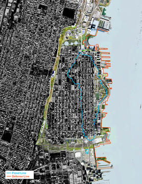Resist, Delay, Store, Discharge: OMA's Comprehensive Strategy for Hoboken