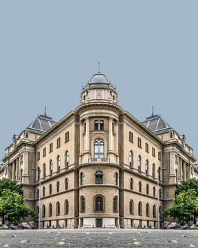 Gallery of Zsolt Hlinka's Photo Collages Portray the Buildings of Budapest in Perfect Symmetry  - 11