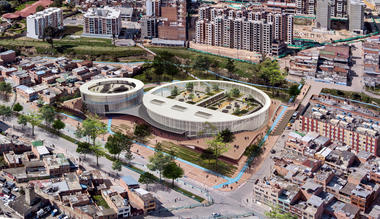 Espacio Colectivo Arquitectos, tercer lugar en diseño del Colegio Argelia II y Centro de la Bici