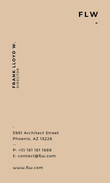 Gallery of Free Business Card Templates for Architects  - 3