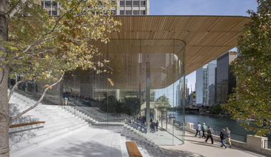 芝加哥密歇根大道苹果专卖店 / Foster + Partners