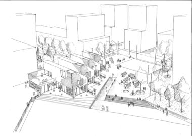 Gallery of Reiulf Ramstad Arkitekter Reveals Runner-Up Southmere Village Library Proposal  - 4
