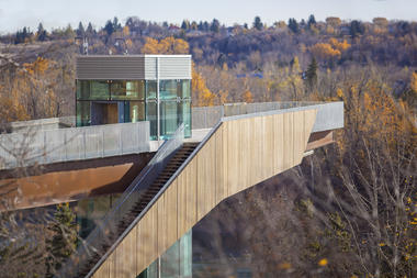 El primer funicular de Canadá se abre en el centro de Edmonton