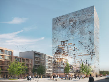 MVRDV revela diseño de 'The Milestone' en Esslingen, Alemania