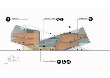 Galeria de UNStudio vence concurso para Centro Cultural de Cinema em EuropaCity  - 17